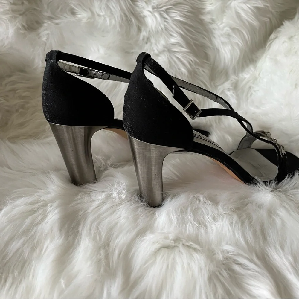 Sacha London heels made in Spain. Black & metallic in great condition. - Picture 5 of 5